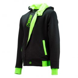 Sweater Jacke schwarz-grün-2