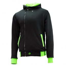 Sweater Jacke schwarz-grün-6