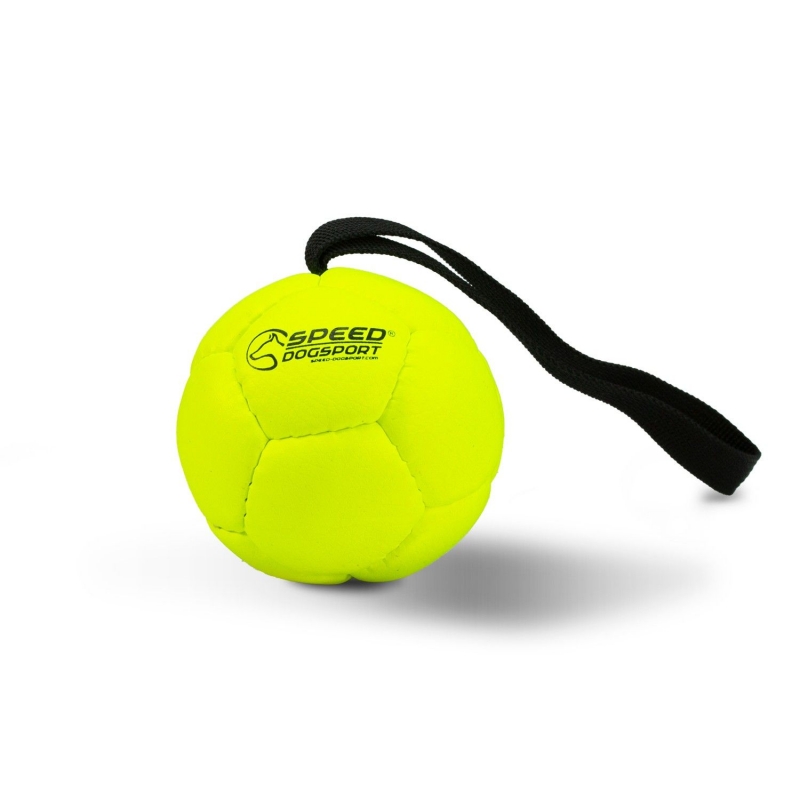 9 cm Hundesport Trainingsball Pro-Dog mit Füllung und Handschlaufe / SD-TB9 / Speed Dogsport® - 3