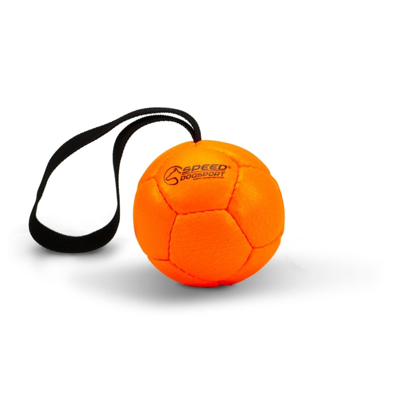 9 cm Dog Sport Training Ball with filling and wrist strap / SD-TB9 / Speed Dogsport® - 1