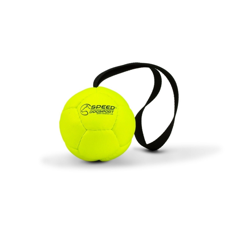 7 cm Dog Sport Training Ball with filling and wrist strap / SD-TB7 / Speed Dogsport® - 1